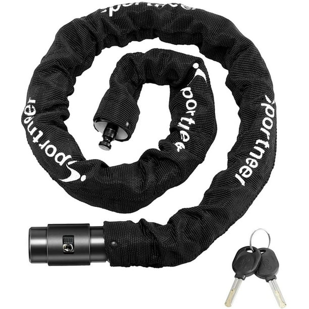 Motorbike Mountain Bike Sportneer Bike Lock Chain 3.2 FT 0.32'' 8mm Thicker Heavy Duty Anti-Theft Anti-Cut Uncuttable High Security Bicycle Chain Lock Bike Lock Portable Strong with Keys for Scooter Motorbike Mountain Bike Sportneer Bike Lock Chain 3.2 FT 0.32'' 8mm Thicker Heavy Duty Anti-Theft Anti-Cut Uncuttable High Security Bicycle Chain Lock Bike Lock Portable Strong with Keys for Scooter